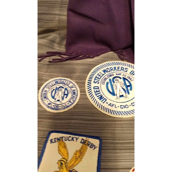 Vintage patches bush,canida us,steel workers of America - Picture 9 of 11